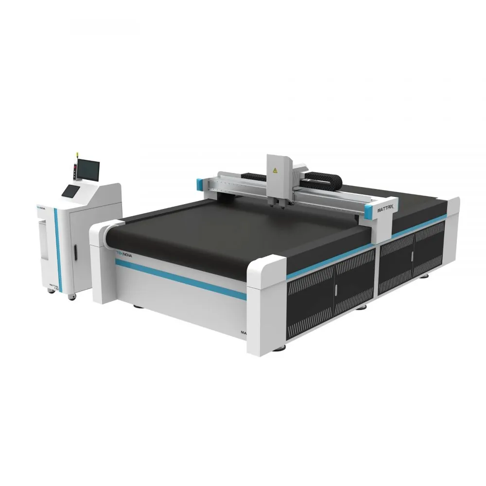 Cortadora digital TEKNOVA MATRIXX 1625 com faca de arrasto e oscilante para embalagens e displays