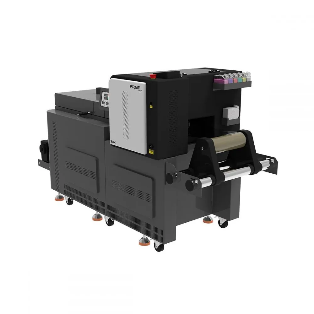Impressora DTF Têxtil PRIME 30X — detalhe do painel de controle e cabeçote (impressora DTF para estamparia e personalização têxtil TEKNOVA) Impressora DTF Têxtil PRIME 30X — detalhe do painel de controle e cabeçote (impressora DTF para estamparia e personalização têxtil TEKNOVA)
