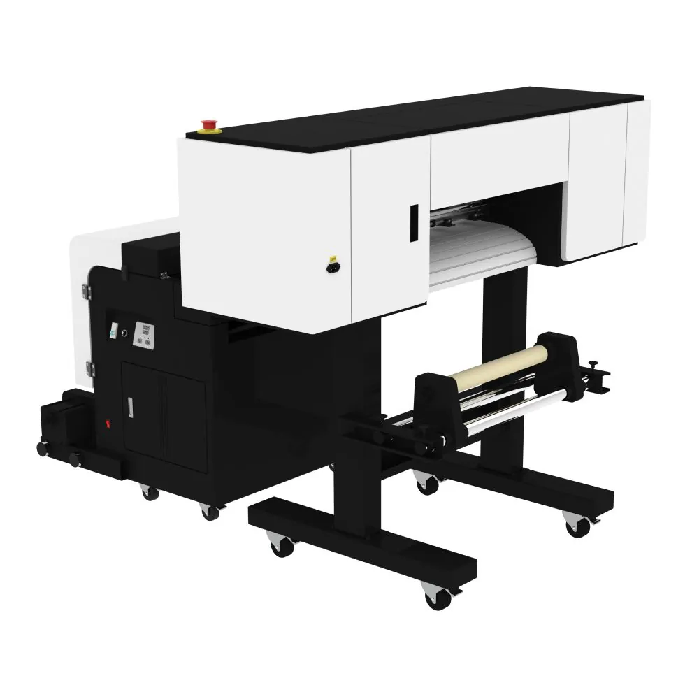 Impressora DTF Têxtil PRIME 60X — detalhe da área de trabalho e acabamento (impressora DTF para estamparia e personalização têxtil TEKNOVA) Impressora DTF Têxtil PRIME 60X — detalhe da área de trabalho e acabamento (impressora DTF para estamparia e personalização têxtil TEKNOVA)