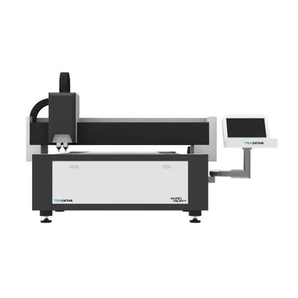 Laser de Corte Fiber HEAVY — detalhe do painel de controle e cabeçote (máquina laser para corte e gravação em acrílico, MDF e metais TEKNOVA) Laser de Corte Fiber HEAVY — detalhe do painel de controle e cabeçote (máquina laser para corte e gravação em acrílico, MDF e metais TEKNOVA)