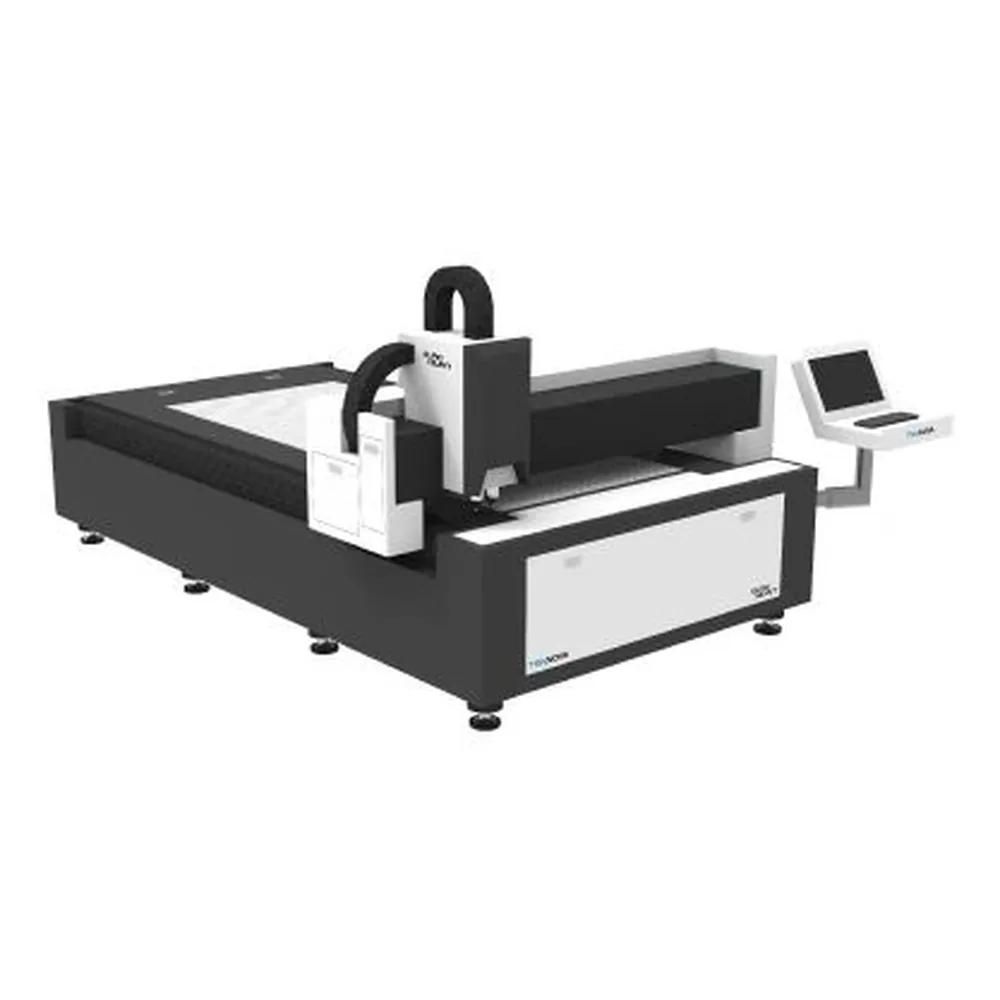 Laser de Corte Fiber HEAVY — detalhe da área de trabalho e acabamento (máquina laser para corte e gravação em acrílico, MDF e metais TEKNOVA) Laser de Corte Fiber HEAVY — detalhe da área de trabalho e acabamento (máquina laser para corte e gravação em acrílico, MDF e metais TEKNOVA)