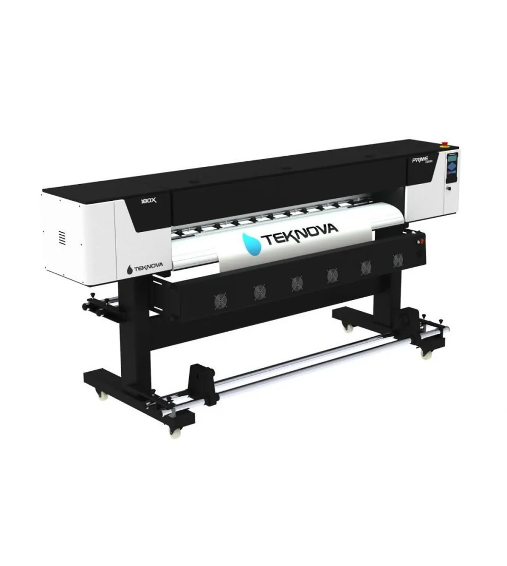 Impressora de Sublimação PRIME 180X i3200 — 1 Cabeça — detalhe da área de trabalho e acabamento (impressora de sublimação para transferência térmica e estamparia TEKNOVA) Impressora de Sublimação PRIME 180X i3200 — 1 Cabeça — detalhe da área de trabalho e acabamento (impressora de sublimação para transferência térmica e estamparia TEKNOVA)