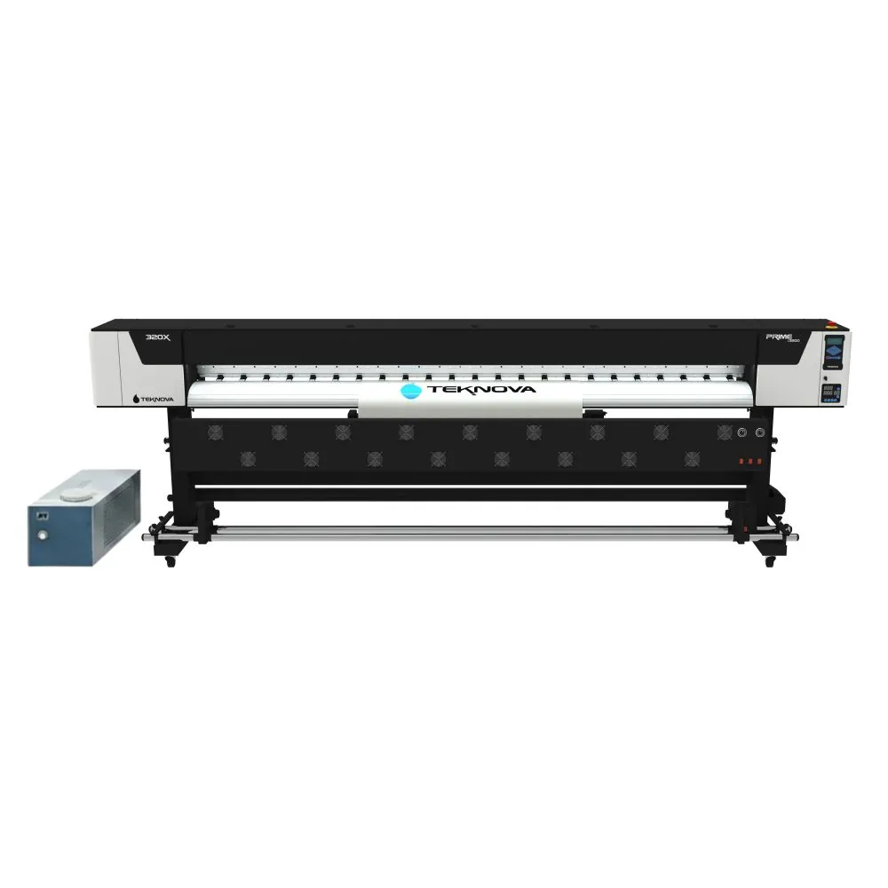 Impressora UV R2R PRIME 320X i3200 — 2 Cabeças — impressora UV para impressão direta em materiais rígidos e personalização | TEKNOVA UV